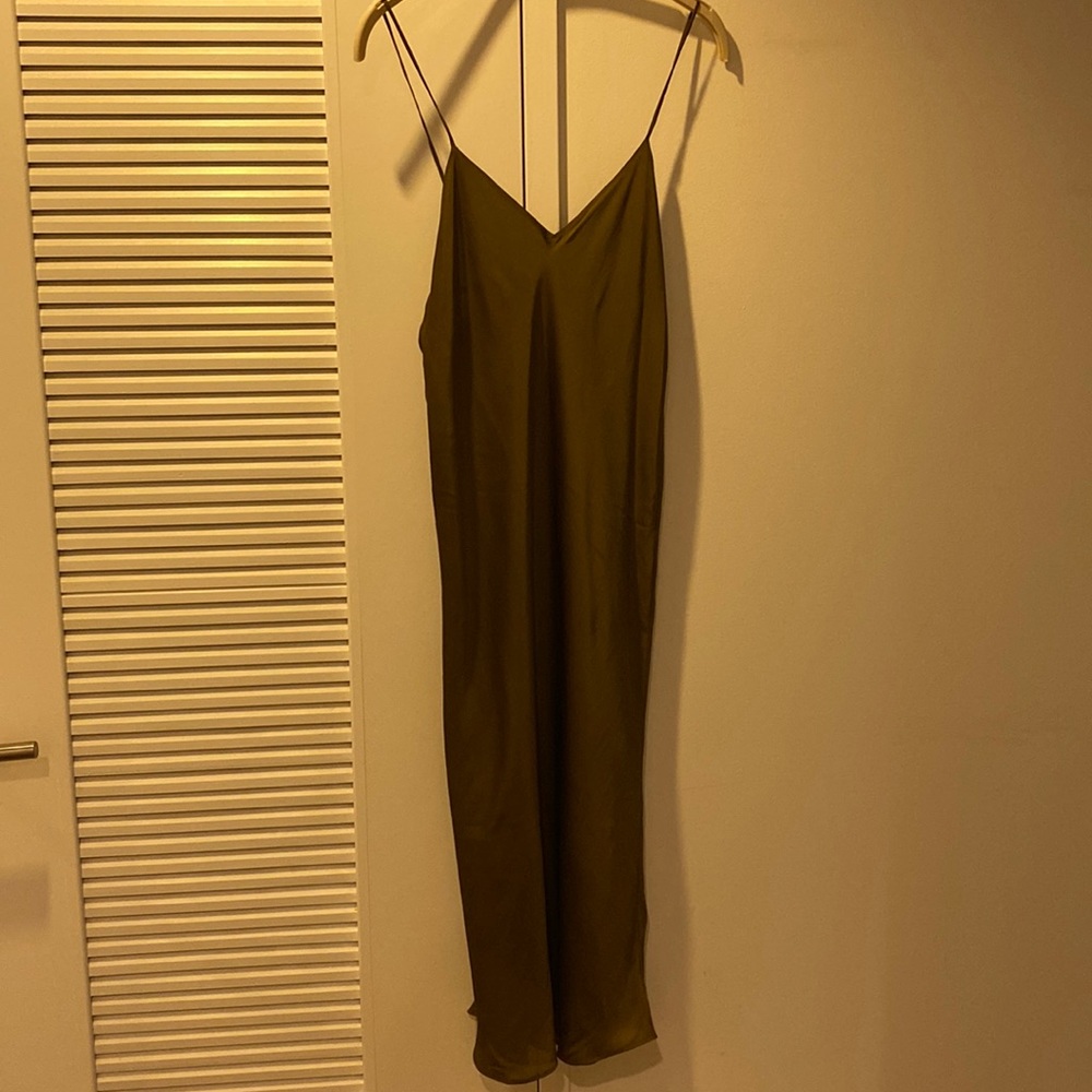 Silk like slip dress Banana Republic